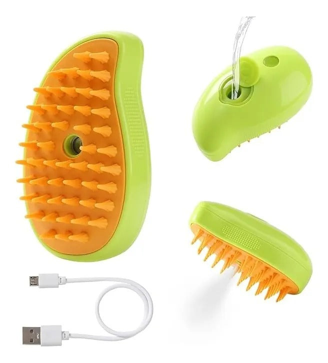 Cepillo humidificador para perros y gatos.